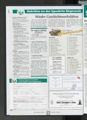 Nachrichten aus dem Eppendorfer Bürgerverein