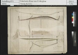 Dörnthaler Bergwerksteich, in den Jahren 1842 - 1844 erbauter Damm