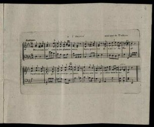 à l'Amitié. musique de Trahcier.