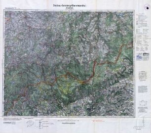 Reichskarte: Einheitsblatt 113 (1cm-Karte) Zwickau-Annaberg-Oberwiesenthal (Erzgebirge)