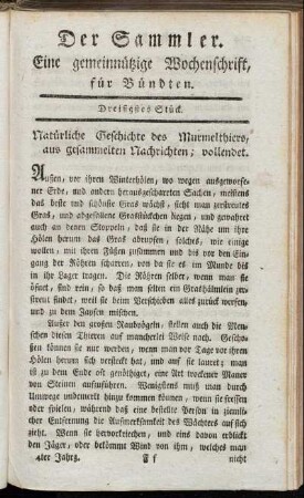 Dreisigstes Stück.