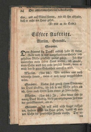 [Eilfter Auftritt. - Neunzehnter Auftritt.]