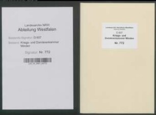 Amt Rahden - Vogtei Stemwederberg - Bauerschaft Westrup: Unterlagen der Revisionskommission - Band 2