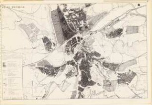 Denkschrift zum Flächennutzungsplan Wetzlar, April 1957: Flächennutzungsplan 1:18000