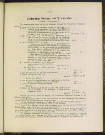 Oeffentliche Anlagen und Promenaden