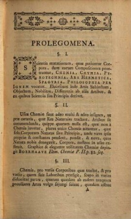 Jac. Reinboldi Spielmann ... Institutiones Chemiae : Praelectionibus Academicis Adcomodatae