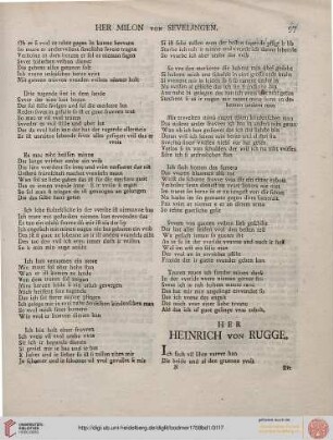Her Heinrich von Rugge