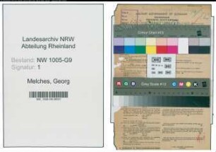 Entnazifizierung Georg Melches , geb. 24.08.1893 (Direktor)