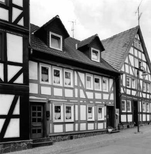 Fachwerkgebäude; Alsfeld, Untere Fulder Gasse 49, Untere Fulder Gasse 51
