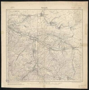 Meßtischblatt 2929 : Eisenach (Ost), 1907 : Eisenach (Ost). - Aufn. 1905. - 1:25000. - [Berlin]: Reichsamt für Landesaufnahme, 1907. - 1 Kt.