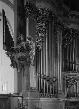 Freiberg. Große Silbermannorgel im Dom