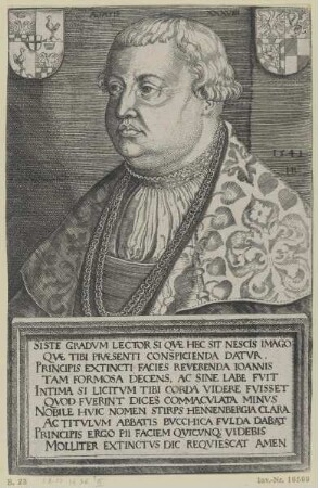 Bildnis des Johann von Henneberg