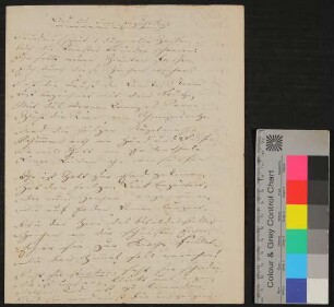 "Lied aus einer Erzählung" von Ludwig Achim von Arnim mit dem Incipit "Wunder! Schreit's durch alle Gassen..."