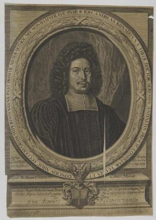 Bildnis des Ioh. Andreas Kunadus