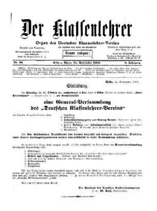 Deutsche Klassenlehrer!
