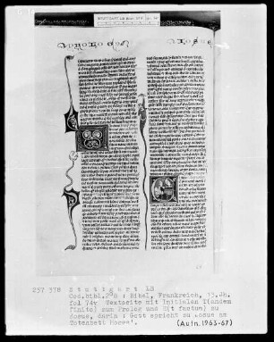 Bibel — Gott spricht zu Josua am Totenbett Moses', Folio 74verso
