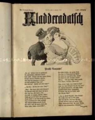 Satirezeitschrift "Kladderadatsch". 64. Jahrgang 1911