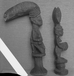 Zwei Figuren der Yoruba