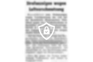 Strafanzeigen wegen Luftverschmutzung