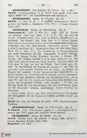 ⟦Heinersdorf⟧