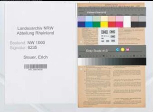 Entnazifizierung Erich Steuer, geb. 04.02.1905 (Zollobersekretaer)