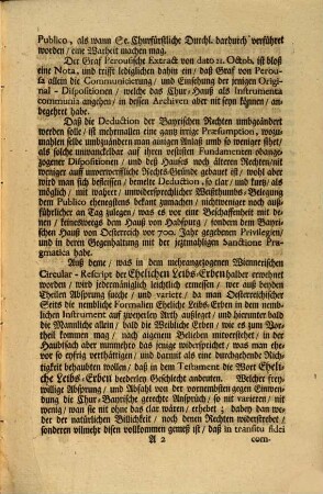 Kurtze Erinderung Uber ein abermahlen untern dato 10.ten Decembris 1740. erfolgtes Wiennerisches Circular-Rescript