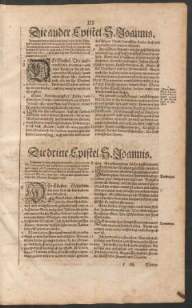 Die ander Epistel S. Joannis.