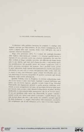 1: Le Gallerie fidecommissarie romane