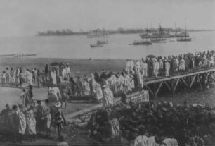 Ankunft am Hafen : Ankunft am Hafen von Sao Thomé