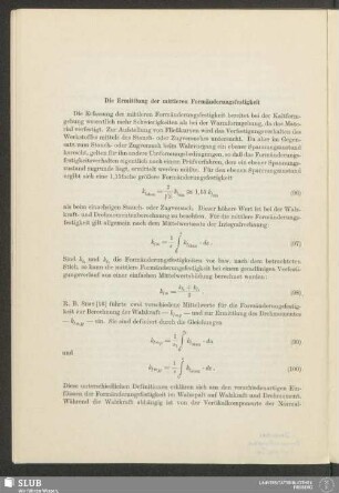 Die Ermittlung der mittleren Formänderungsfestigkeit