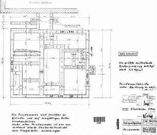 Stuttgart Hbf: EG BD-Geb. Südteil Mehrzweckbauwerk Fundamente (unter Garagenhof)