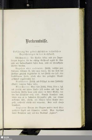 Vorkenntnisse