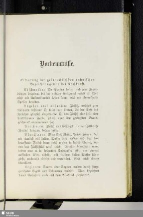 Vorkenntnisse