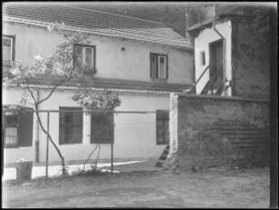 Blick in einen Hinterhof der Behaimstraße