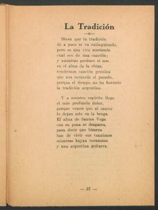 La Tradición