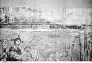Südwand, Mittleres Register, Blindenheilung vor Jerichos Toren