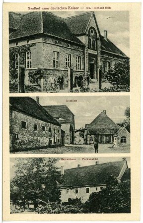 Bleesern. Gasthof, Domäne, Herrenhaus