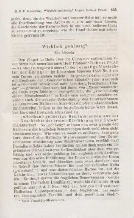 525-526 Wirklich gehässig? Zur Abwehr gegen Robert Prutz