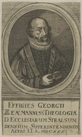 Bildnis des Georgius Zeaemannus