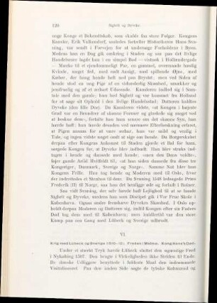 VI. Krig med Lübeck og Sverige (1510-12). Freden i Malmø. Kong Hans's Død.