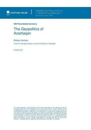 The geopolitics of Azerbaijan