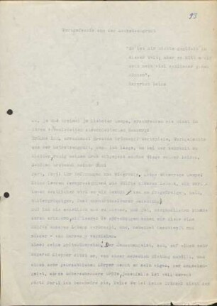 [W261]: Wortgefechte aus der Matratzengruft