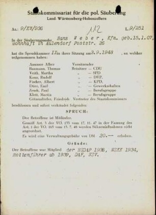 Weber, Hans