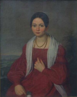 Bildnis eines Mädchens in Rot