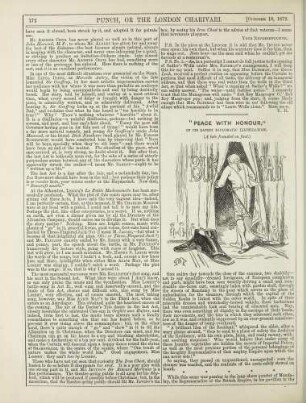 "Peace with honour," in its latest diplomatic illustration