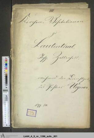 Lautenthal: Visitationsakten