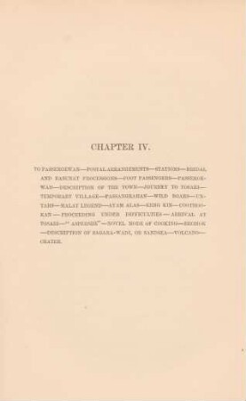 Chapter IV. To Passeroewan ...