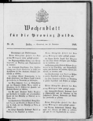 Nr. 48, Ausgabe vom 28. November 1846