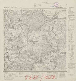 4022 (alte Nr.: 2224) Ottenstein in Hann., Topographische Karte 1:25000 (4cm - Karte)