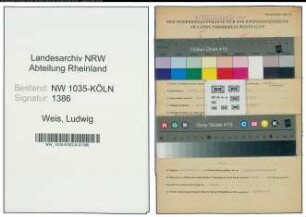 Entnazifizierung Ludwig Weis , geb. 12.05.1904 (Kaufmaennischer Angestellter)